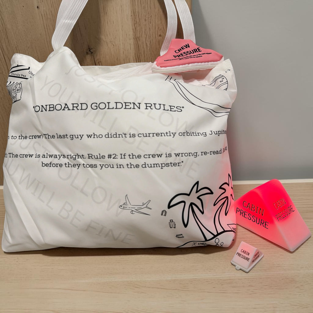 Crew pressure shopping bag