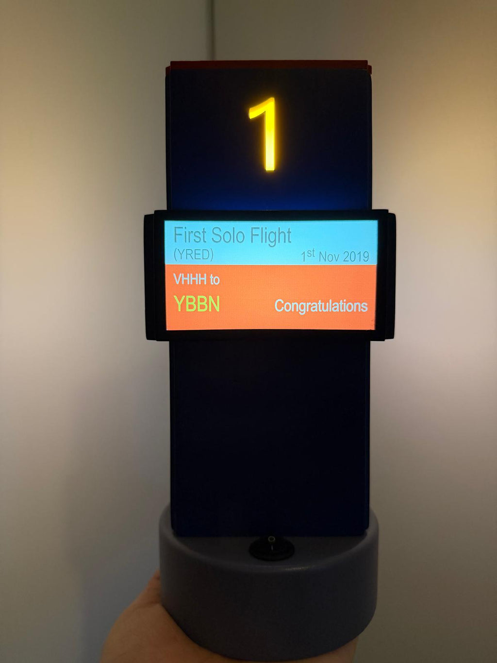 Boarding Gate number (Personalized)機場登機閘口氣氛燈（訂制閘口號碼款）