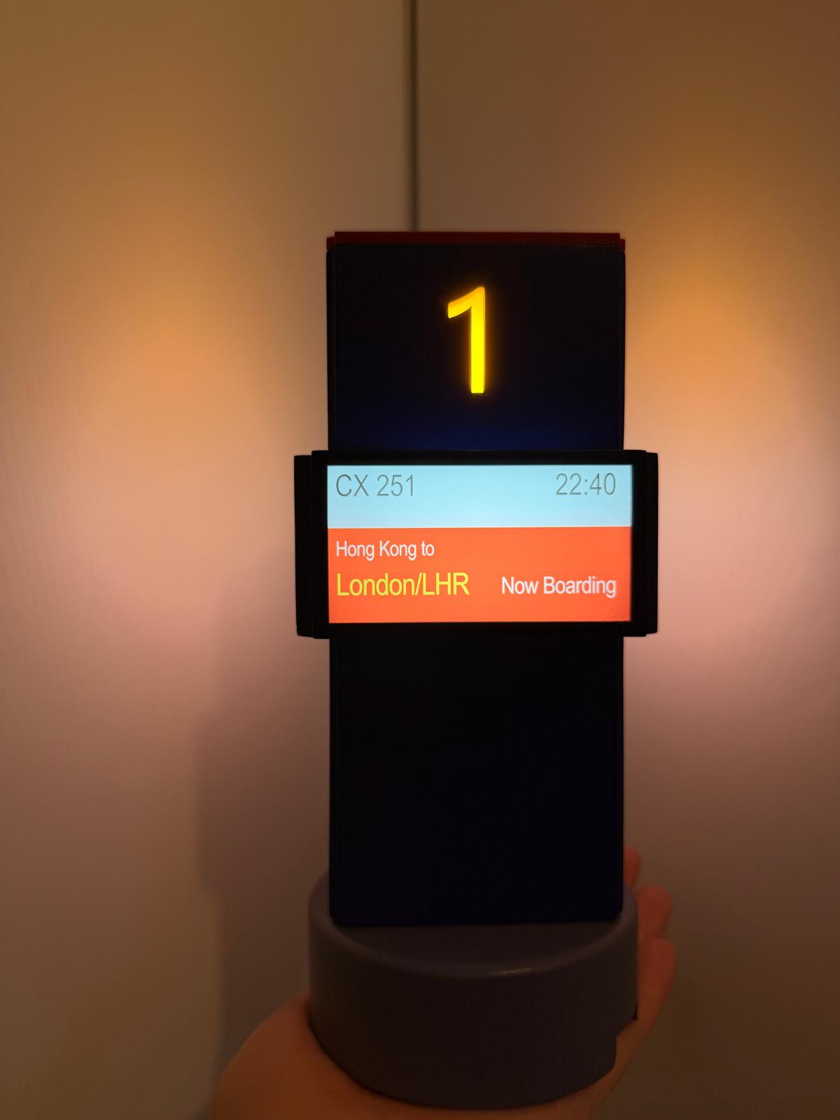 Boarding Gate number (Personalized)機場登機閘口氣氛燈（訂制閘口號碼款）