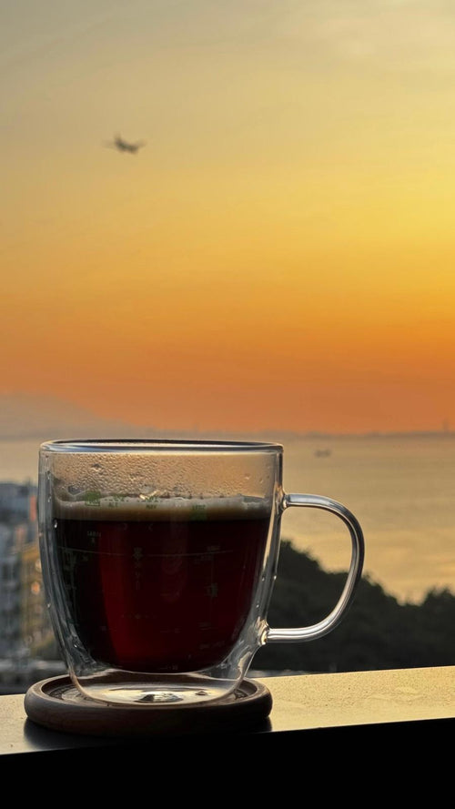 (HUD Cup with Coaster) HUD雙層玻璃杯（連杯墊）