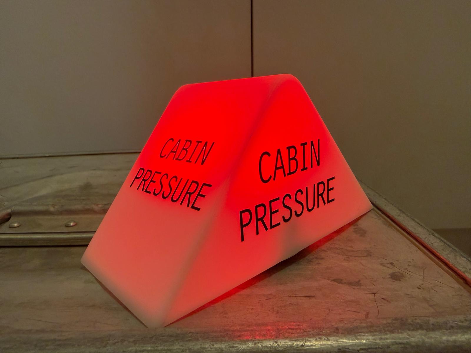 (Large Cabin Pressure Indicator 5 lighting mode) 客艙壓力指示器  五色拍拍燈