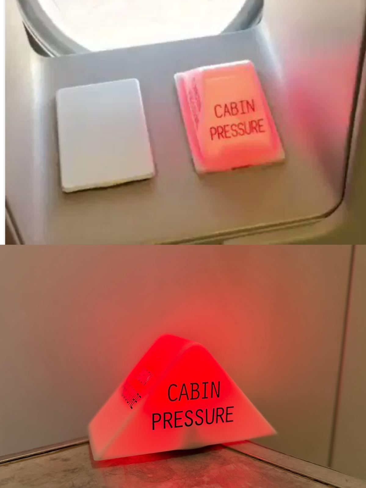 (Large Cabin Pressure Indicator 5 lighting mode) 客艙壓力指示器  五色拍拍燈