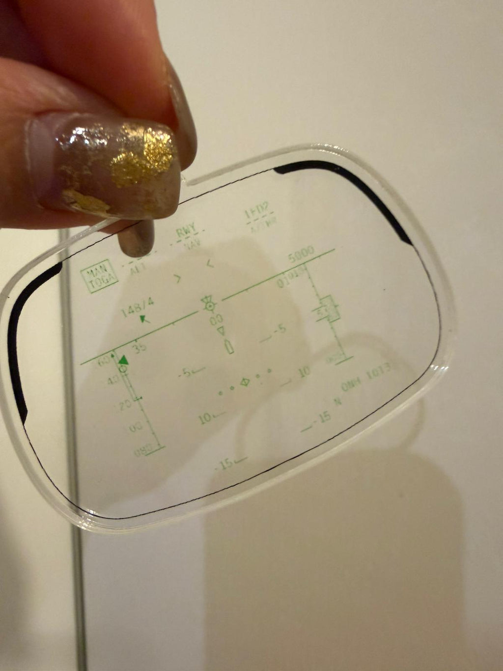 HUD 透明鎖匙扣（Head Up Display keychain)