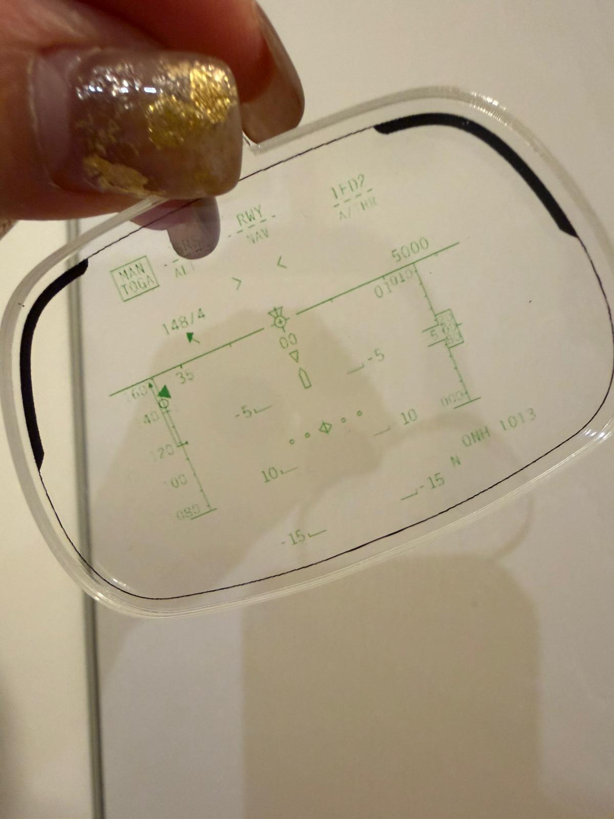 HUD 透明鎖匙扣（Head Up Display keychain)