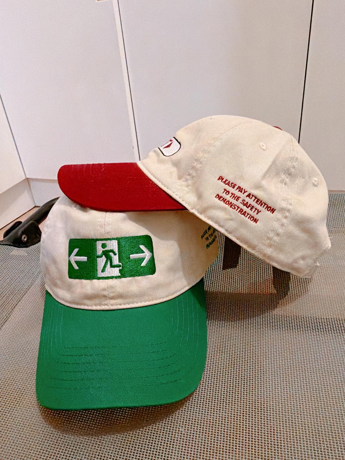 緊急出口 刺繡棒球帽Emergency Exit Embroidered Cap