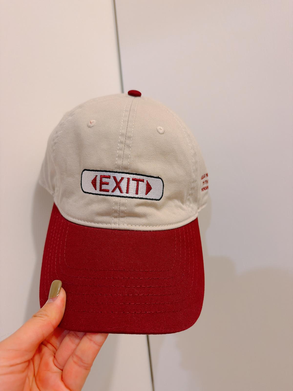 緊急出口 刺繡棒球帽Emergency Exit Embroidered Cap