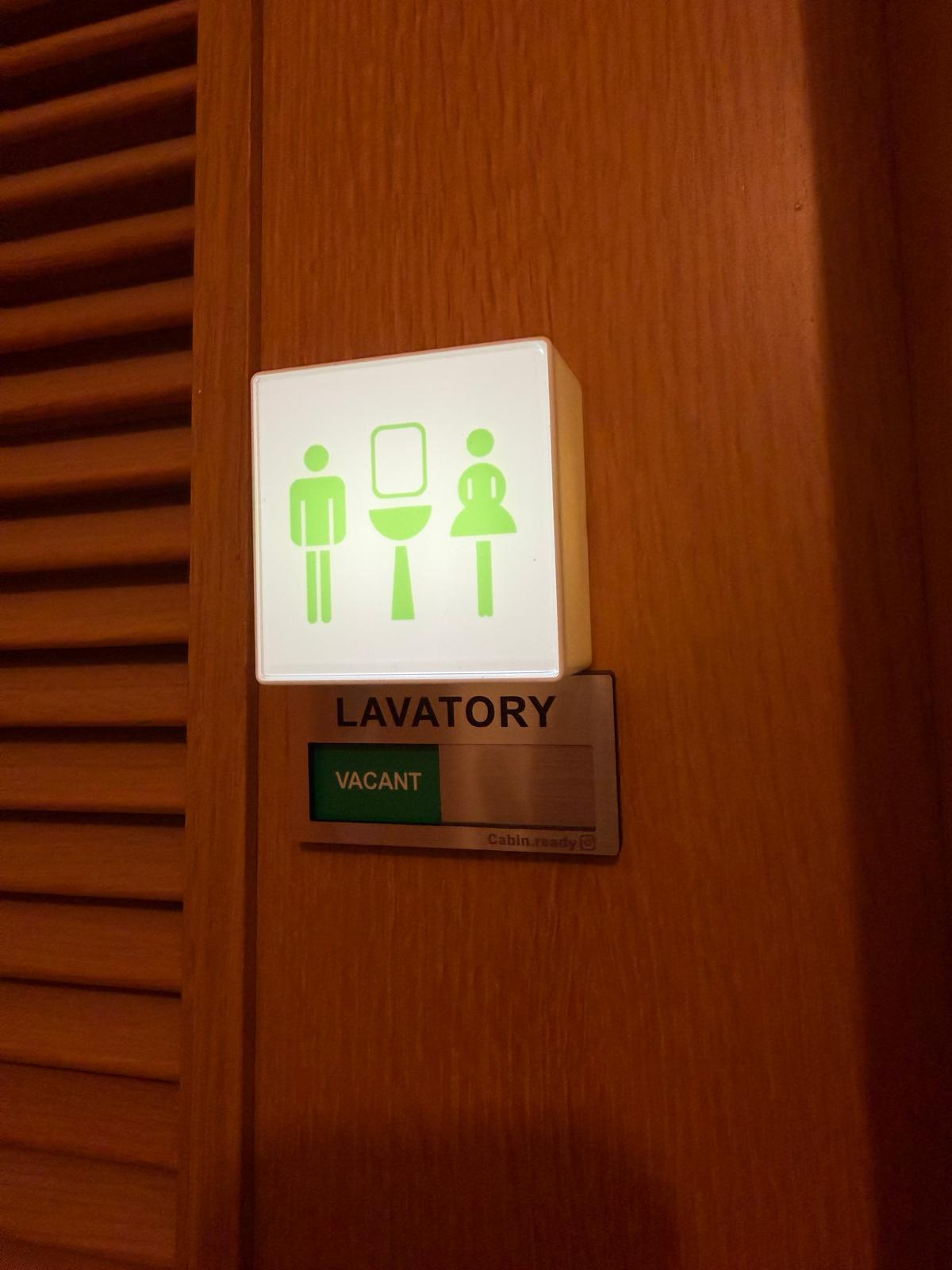 A350 LAVATORY SIGN 洗手間指示燈Airbus lavatory sign