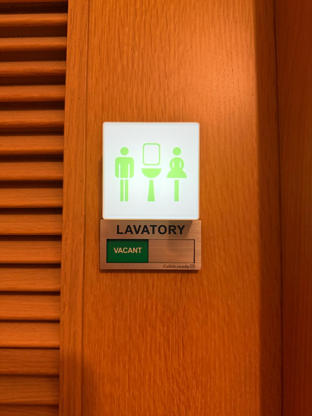 A350 LAVATORY SIGN 洗手間指示燈Airbus lavatory sign