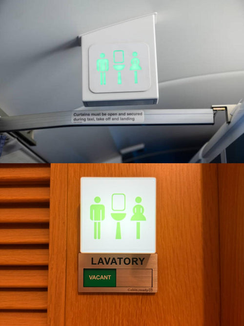 A350 LAVATORY SIGN 洗手間指示燈Airbus lavatory sign