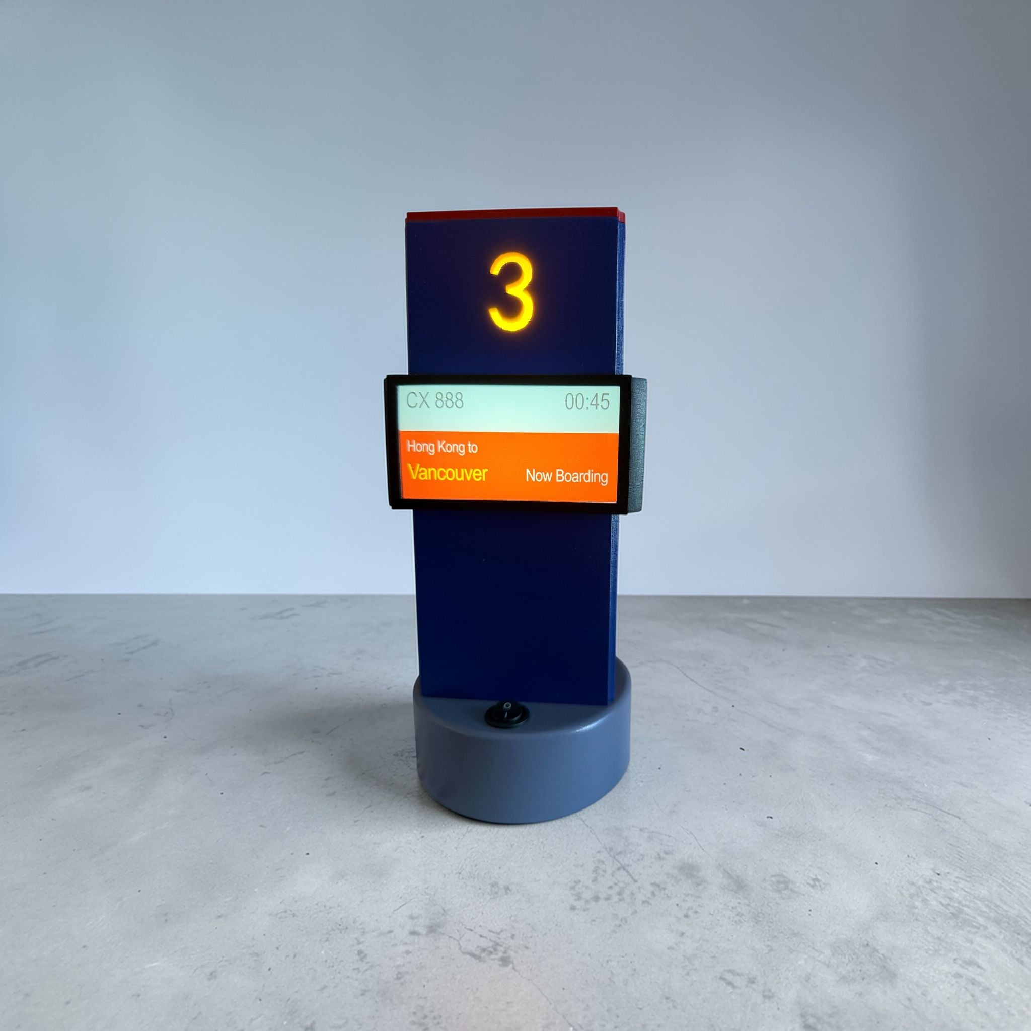 Boarding Gate number (Personalized)機場登機閘口氣氛燈（訂制閘口號碼款）