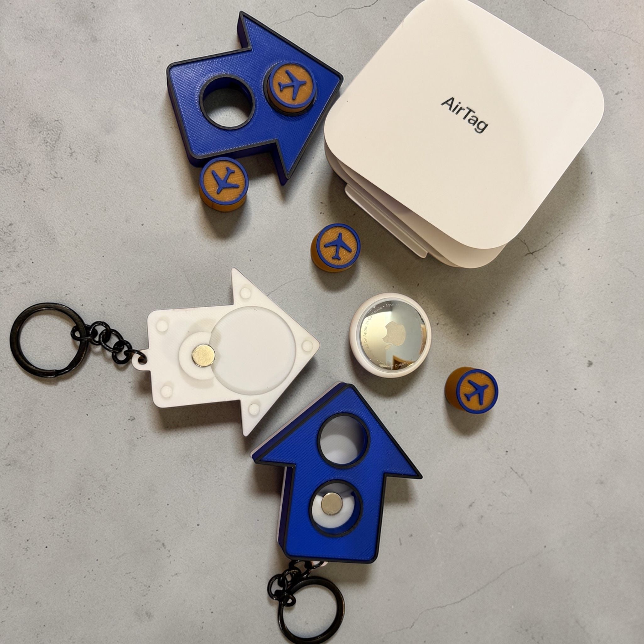 AirTag 飛行棋鎖匙扣（Aeroplane Chess Keychain）