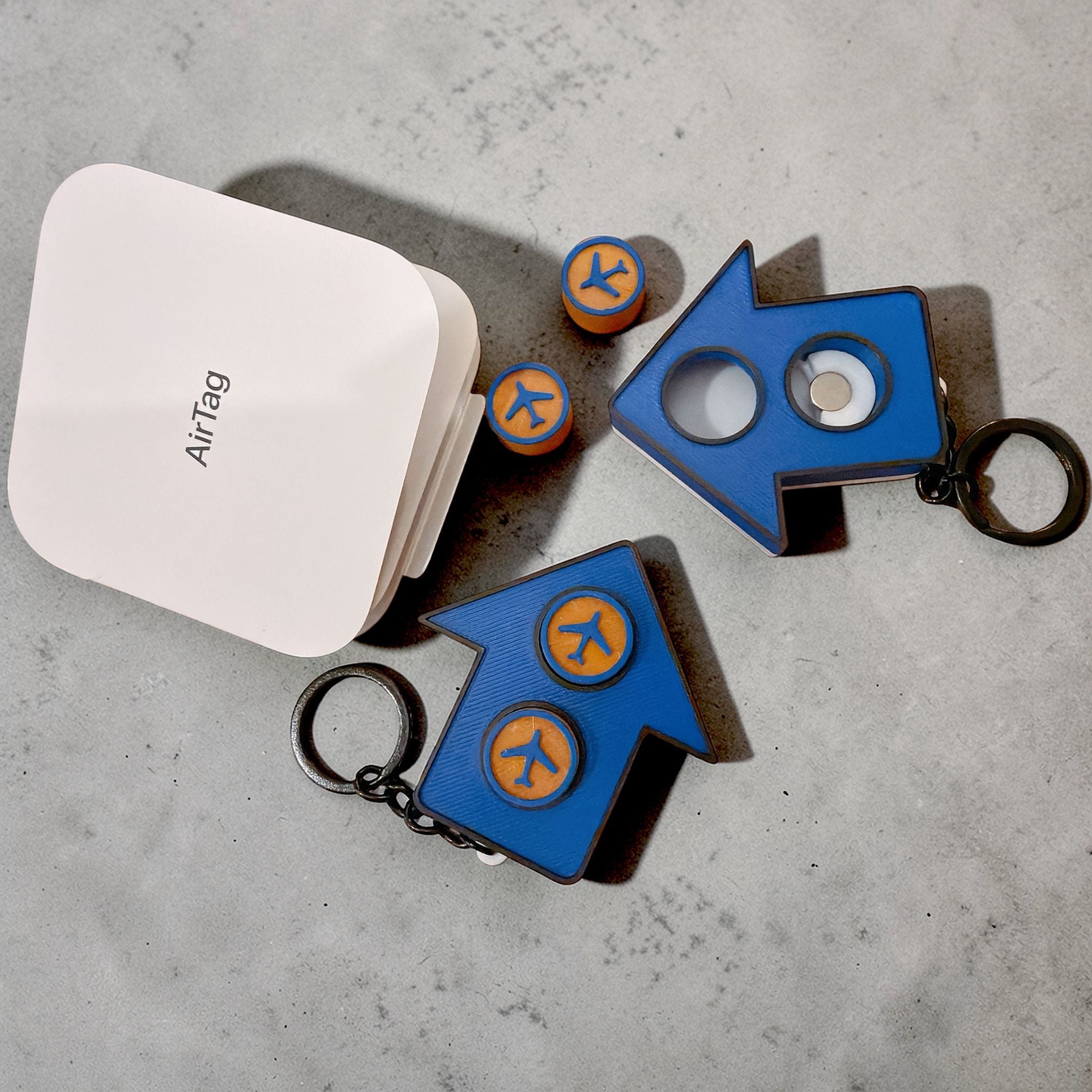 AirTag 飛行棋鎖匙扣（Aeroplane Chess Keychain）