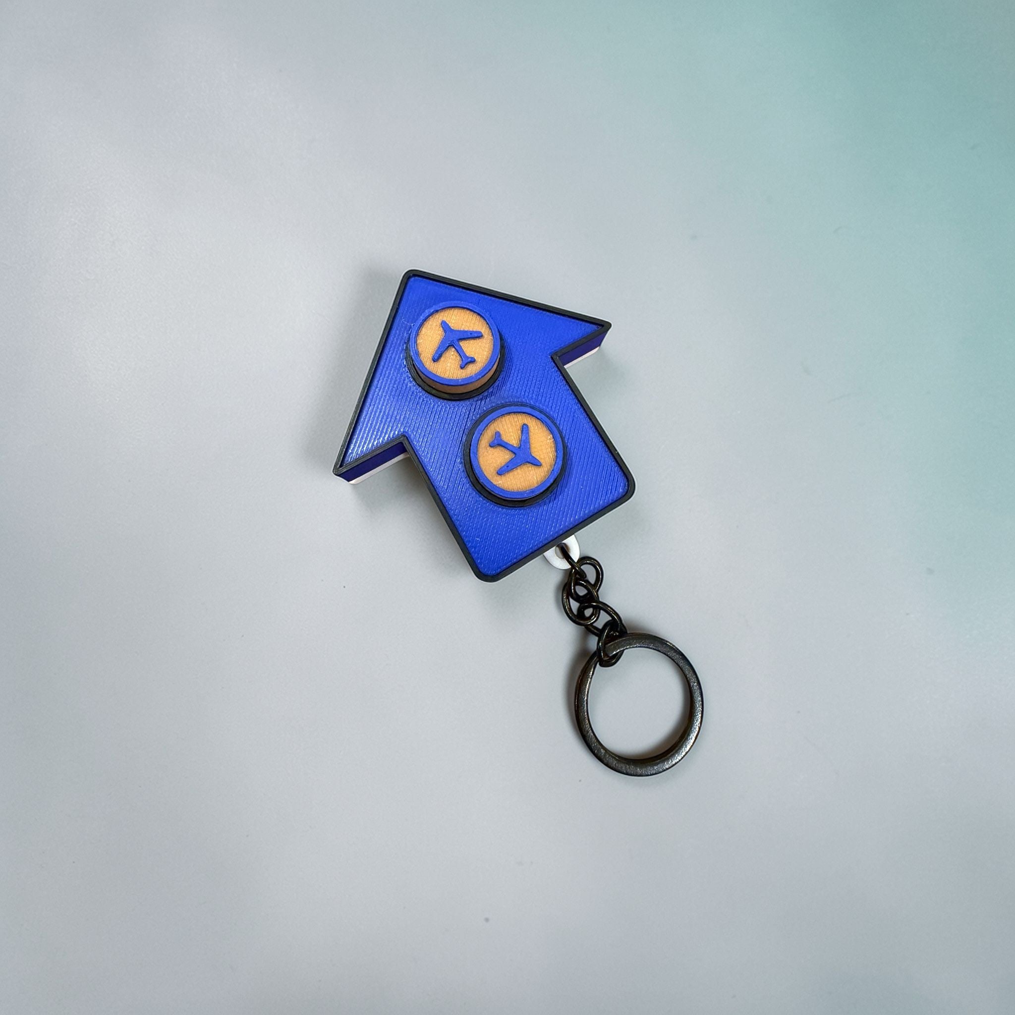 AirTag 飛行棋鎖匙扣（Aeroplane Chess Keychain）
