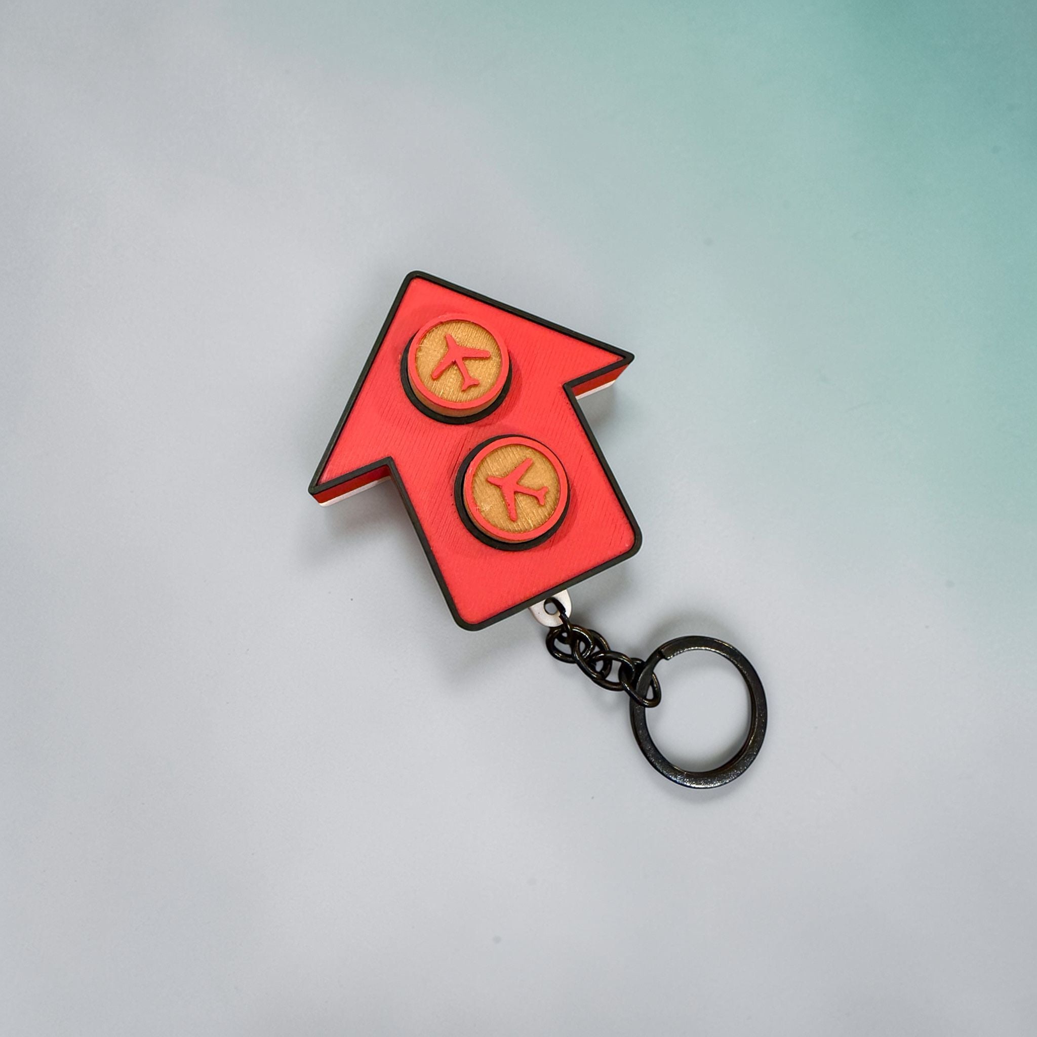 AirTag 飛行棋鎖匙扣（Aeroplane Chess Keychain）