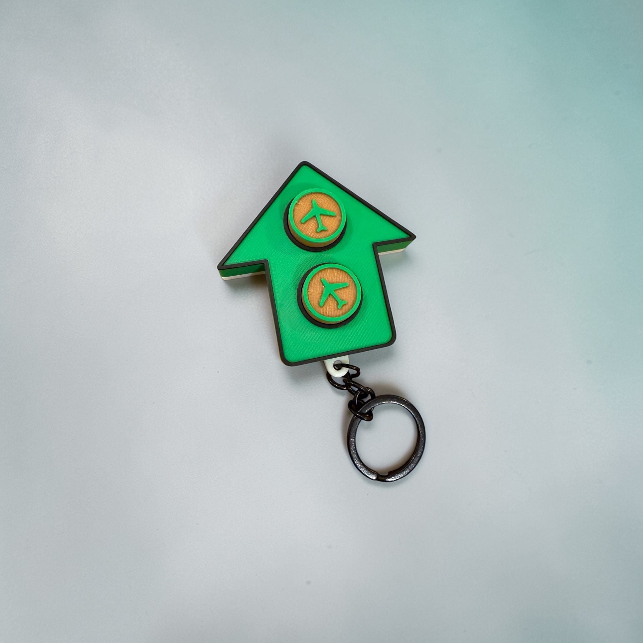 AirTag 飛行棋鎖匙扣（Aeroplane Chess Keychain）