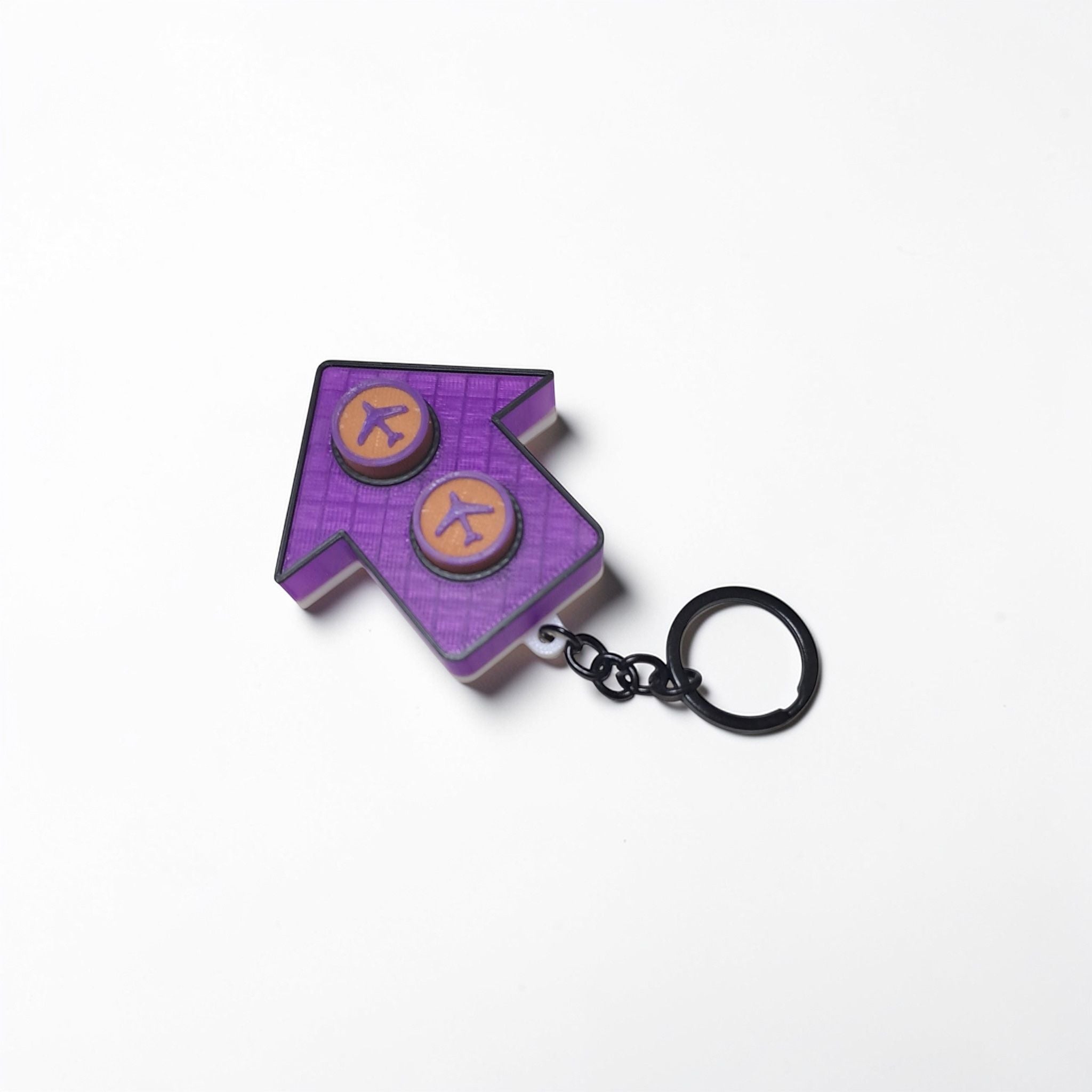 AirTag 飛行棋鎖匙扣（Aeroplane Chess Keychain）