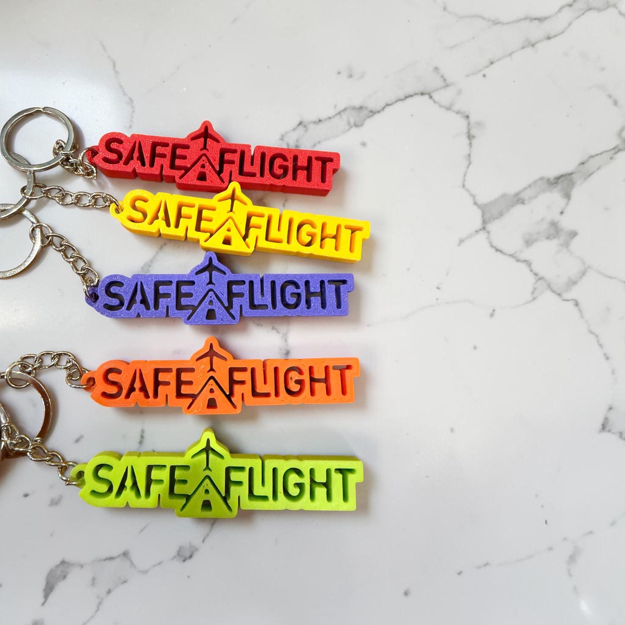 SAFE FLIGHT / A350 / CX870 飛行主題鎖匙扣