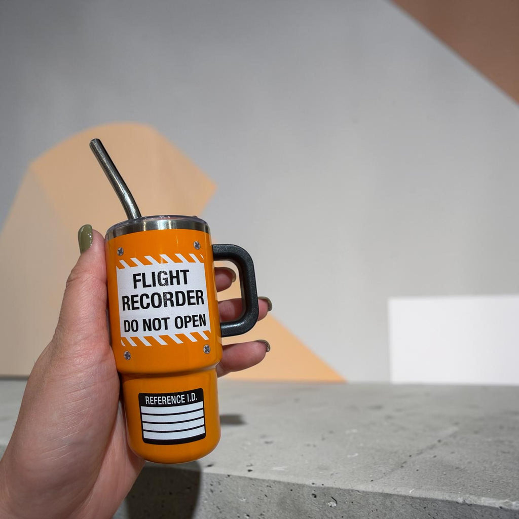 Flight Data Recorder Mini Stainless Steel Cup 飛行記錄儀 迷你不鏽鋼杯