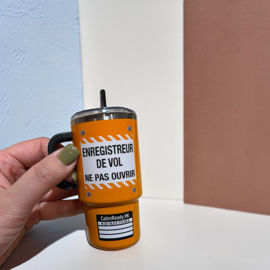 Flight Data Recorder Mini Stainless Steel Cup 飛行記錄儀 迷你不鏽鋼杯
